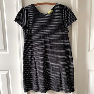 ANTHROPOLOGIE | Maeve Black Polka Dot Dress Size M